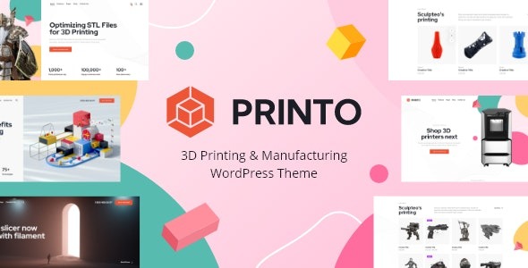 Printo3D Printing & Manufacturing WordPress Theme