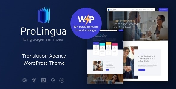 ProLingua Translation Services WordPress Theme