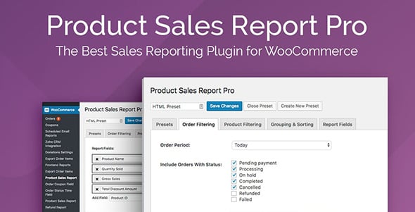 Product Sales Report Pro for WooCommerce Pro by WPZONE