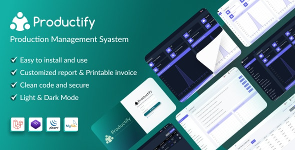 Productify Production Management System