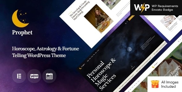 Prophet - Horoscope & Astrology WordPress Theme