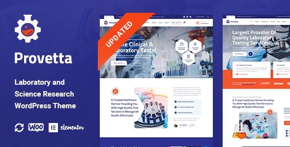 Provetta Laboratory & Science Research WordPress Theme