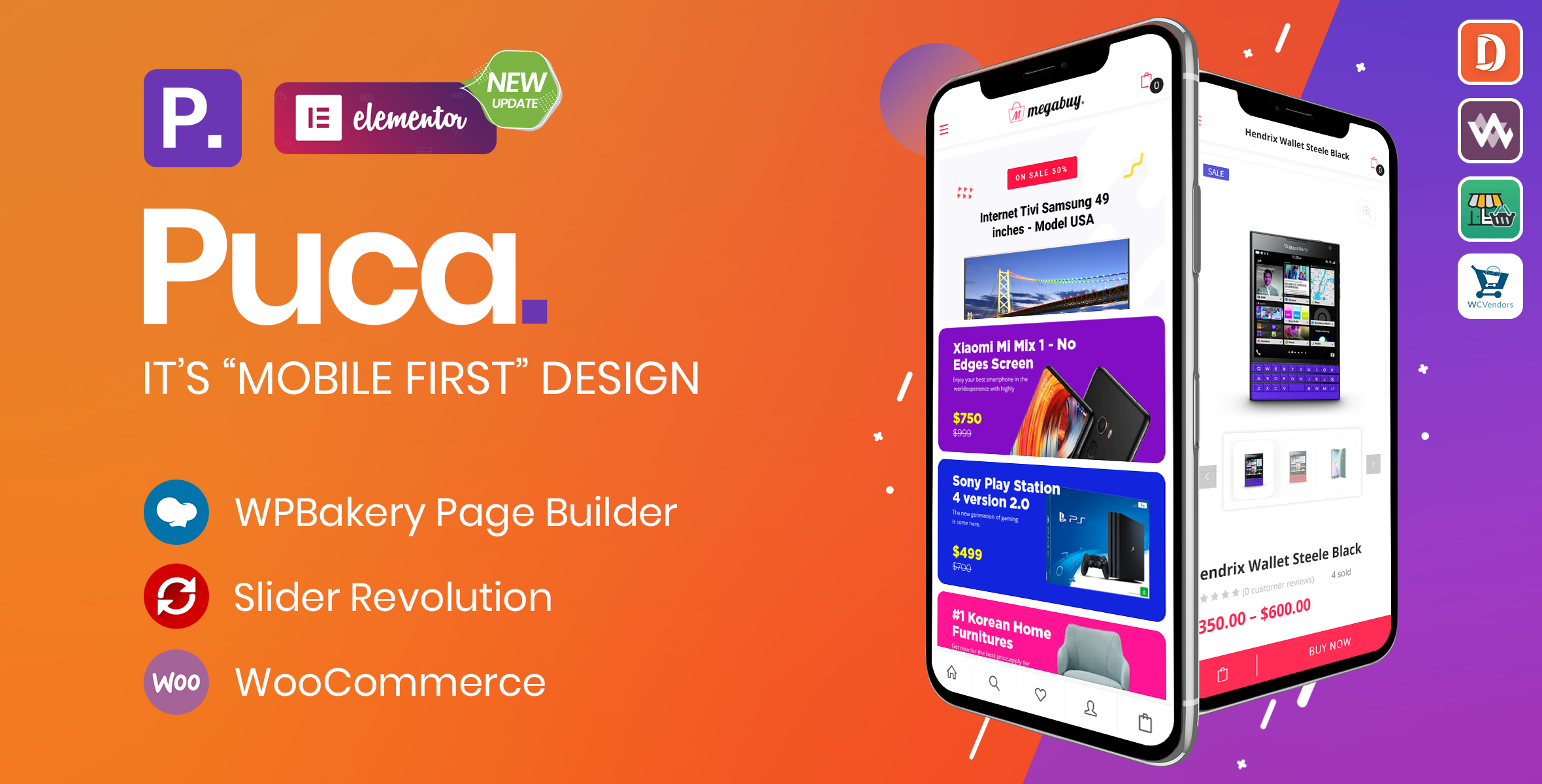 Puca - Optimized Mobile WooCommerce Theme