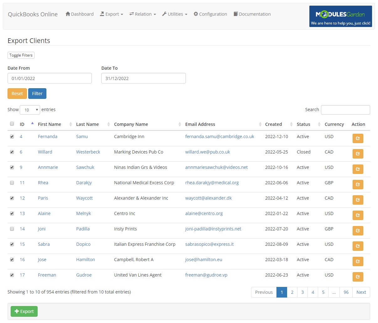 QuickBooks Online For WHMCS Untouched