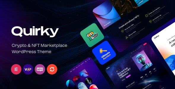 Quirky - Artist Marketplace WordPress Theme