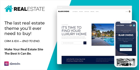 Real Estate - Real Estate WordPress Theme