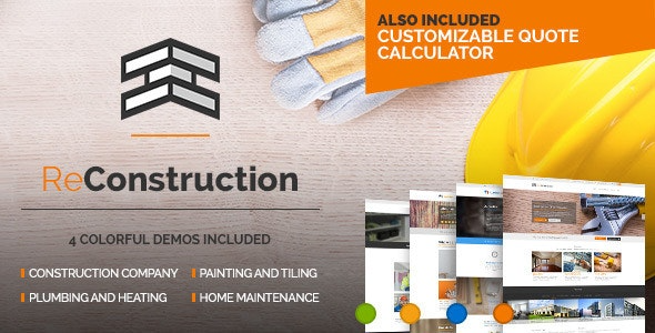 Reconstruction - Contractor & Building Theme