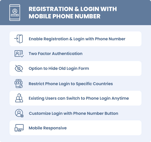 Registration & Login with Mobile Phone Number [byFmeAddons]