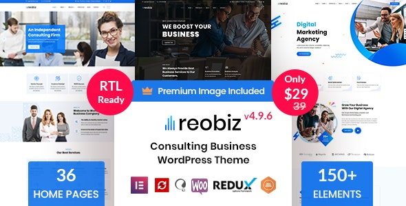 Reobiz Consulting Business WordPress Theme