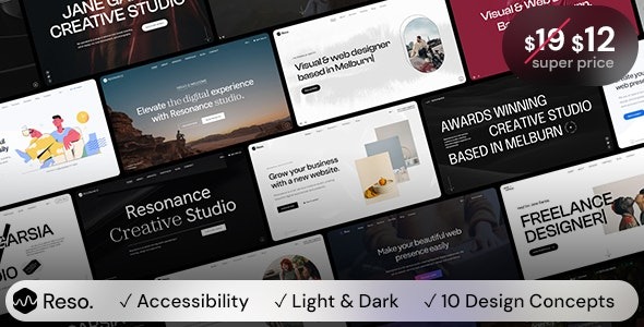 Resonance - Multipurpose One/Multi Page Template