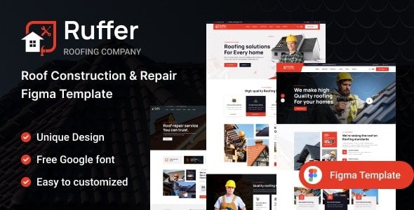 Ruffer - Roof Construction & Repair WordPress Theme