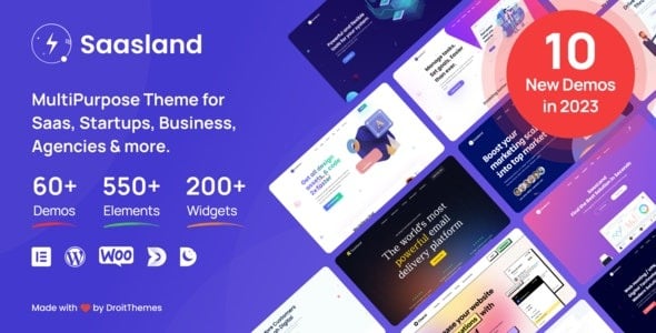 SaasLand - MultiPurpose WordPress Theme for Saas & Startup