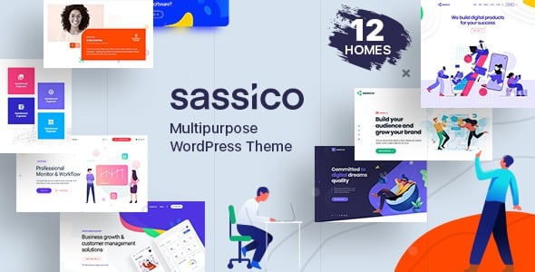 Sassico Multipurpose Saas Startup Agency WordPress Theme