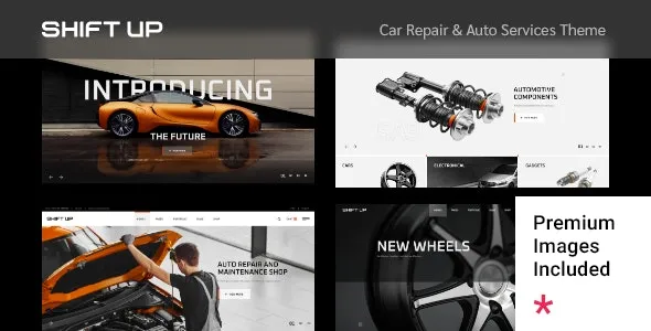 ShiftUp Car Repair & Auto Services Theme