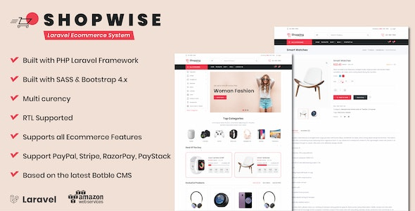 Shopwise - Laravel Ecommerce Multilingual System