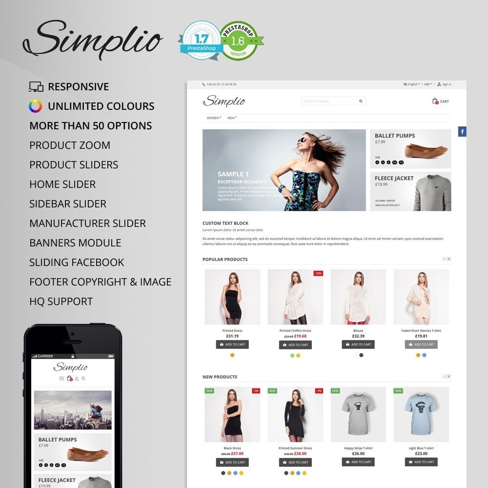 Simplio - PrestaShop Template