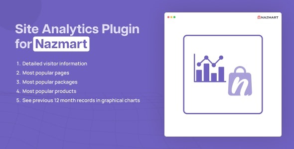 Site Analytics Plugin Nazmart Multi-Tenancy eCommerce Platform (SAAS)