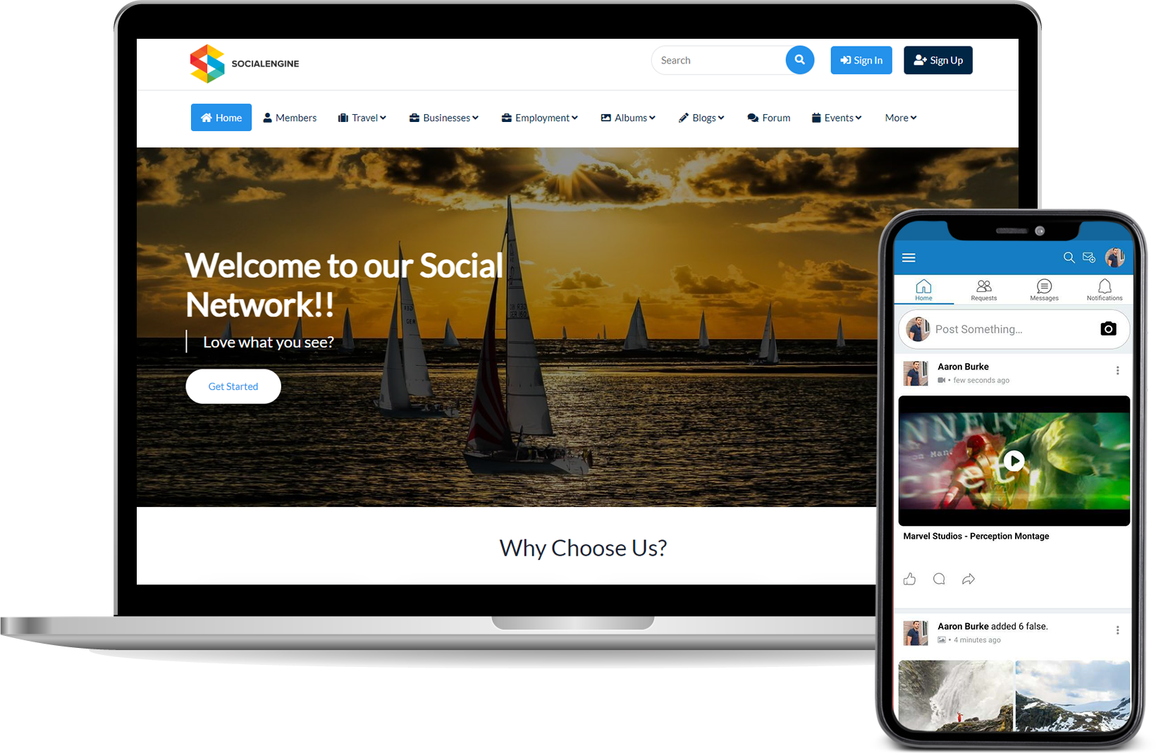 SocialEngine Create Your Own Social Network