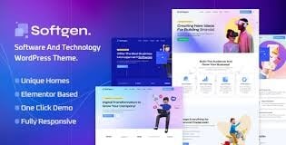 Softgen Software & Technology WordPress Theme