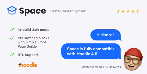 Space - Responsive Premium Moodle Theme