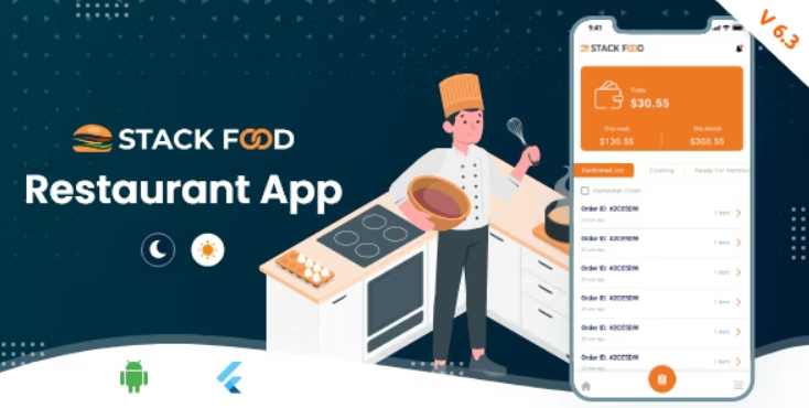 StackFood Multi Restaurant Food Ordering Restaurant App