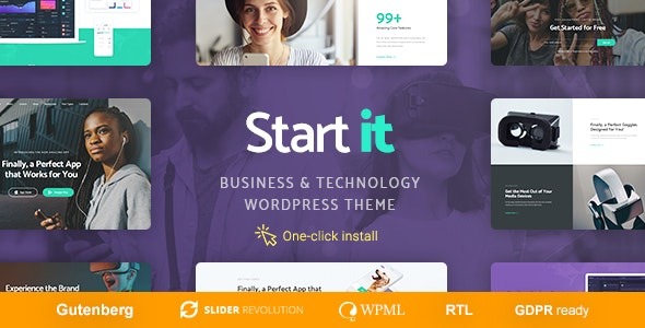 Start It - Technology & Startup WP Theme