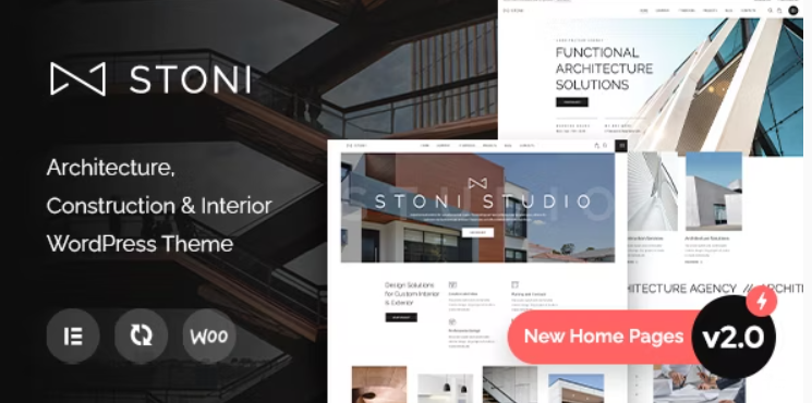 Stoni - Architecture Agency WordPress Theme