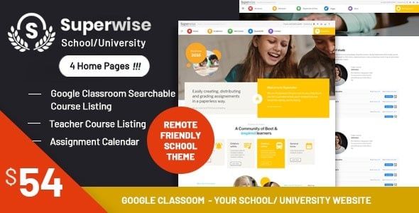 Superwise - Modern Education WordPress Theme