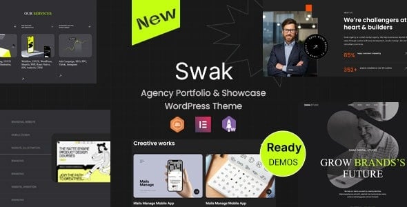 Swak Agency Portfolio & Showcase WordPress Theme