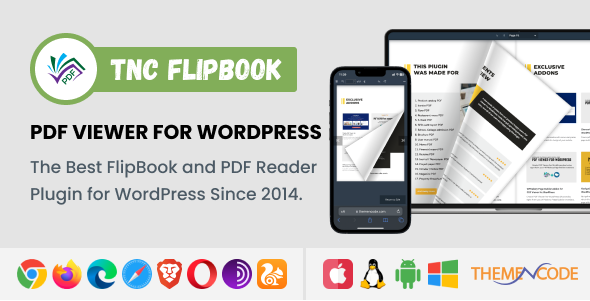 TNC FlipBook - PDF viewer for WordPress