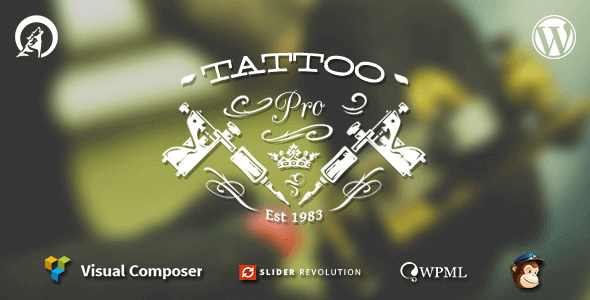 TattooPress A WordPress Theme for Ink Artists