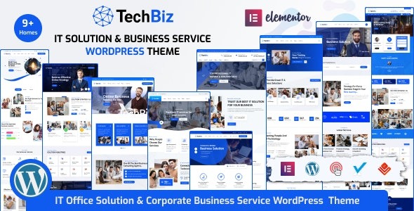 Techbiz - IT Solution Service WordPress Theme