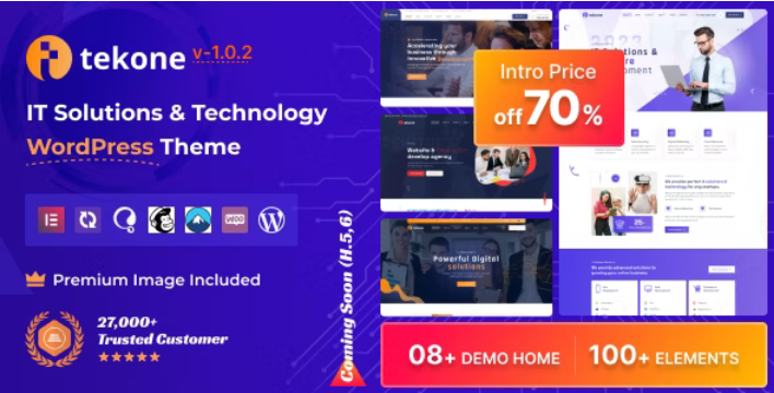 Tekone - IT Solutions & Technology WordPress Theme