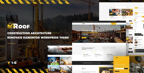 TheRoof Construction And Architecture WordPress Theme