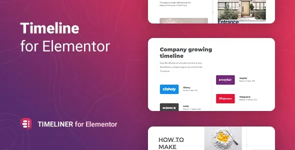 Timeliner Timeline for Elementor + Templates