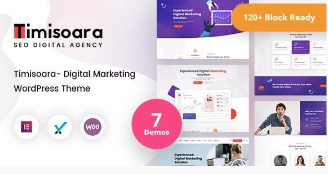 Timisoara - Digital Marketing WordPress Theme + RTL