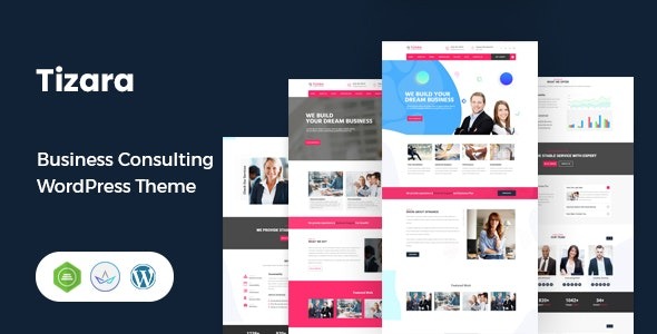 Tizara - Business Consulting WordPress Theme