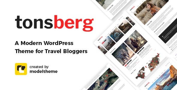 Tonsberg A Modern WordPress Theme for Travel Bloggers