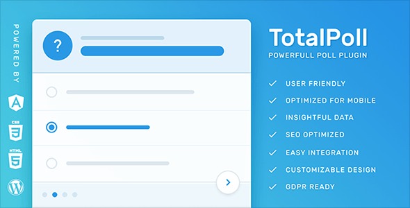 TotalPoll Pro - Responsive WordPress Poll Plugin