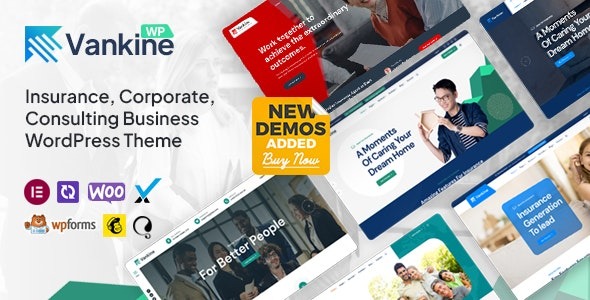 Vankine - Insurance & Consulting Business WordPress Theme