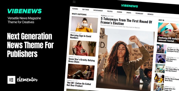 Vibenews - Digital News Magazine Theme