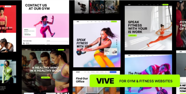 Vive - Fitness Gym WordPress