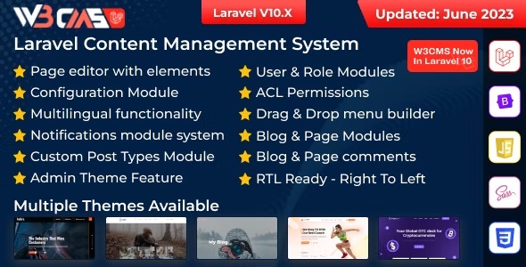 WCMS-Laravel | Content Management System