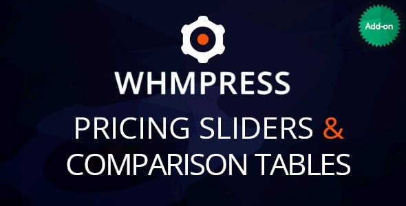 WHMCS Pricing Sliders and Comparison Tables - WHMpress Addon