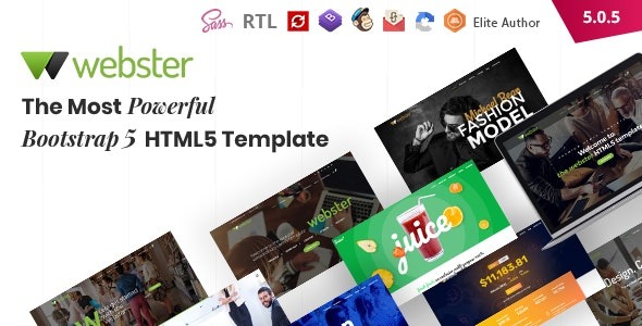 Webster - Responsive Multipurpose HTML Template