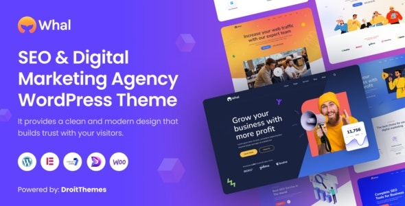 Whal - Digital Marketing & SEO WordPress Theme