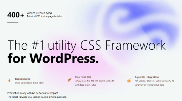 WindenThe #1 utility CSS Framework for WordPress