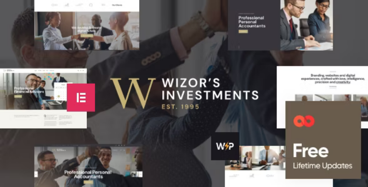 Wizor's - Investments & Business Consulting Insurance WordPress Theme