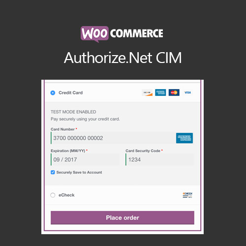 WooCommerce Authorize.net