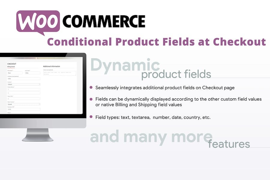 WooCommerce Conditional Product Fields at Checkout